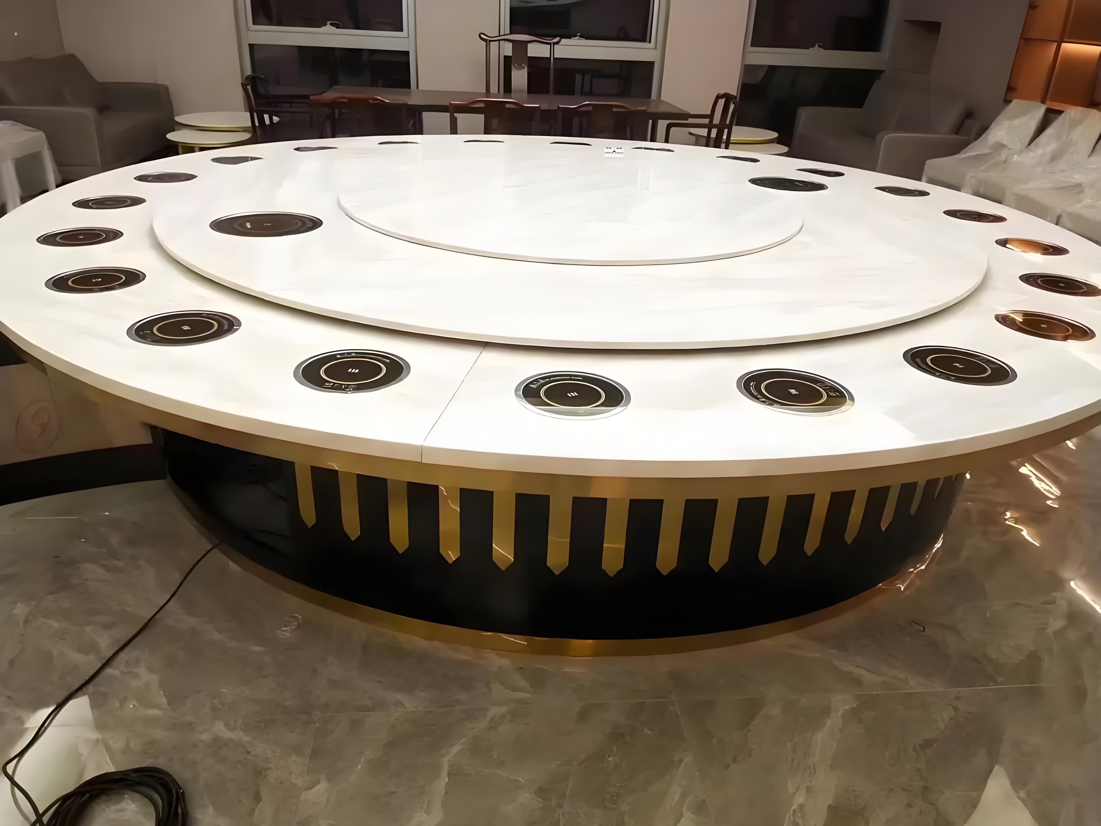 葫芦岛市旋转火锅桌中餐桌 - 价格